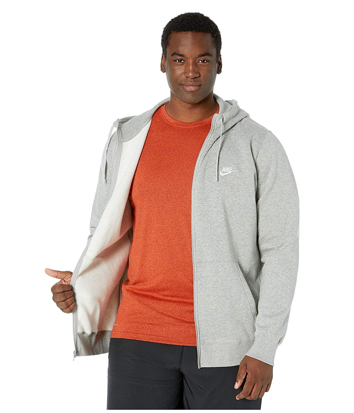 Nike sportswear club fleece best sale jacket