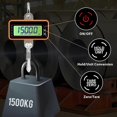 thumbnail image 4 of 1500Kg/3306Lbs Electronic Industrial Crane Ladder, Heavy Duty Hanging Fishing Ladder with Remote Control, Digital LCD Screen, 4 of 5