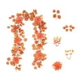 thumbnail image 2 of DAMAI Fall Maple Leaves Garland for Mantel, 5.7 Ft Autumn Vine for Thanksgiving,Artificial Maple Leaf Garlands for Centerpiece Front Door Window Fireplace Home Indoor Thanksgiving Decorations, 2 of 7