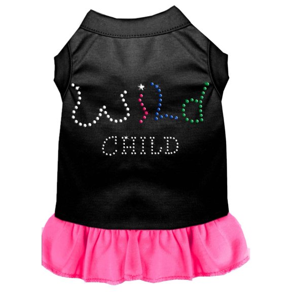 Pet Dog  Cat Dress Rhinestone, "Wild Child"