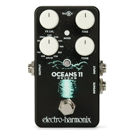 Electro-Harmonix Oceans 11 Multifunction Digital Reverb Effects (Best Vocal Reverb Pedal)