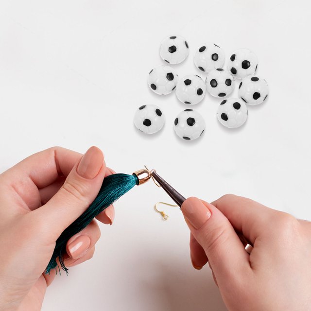 WHAMVOX 10 Pcs Balles de Bébé Jeux de Table Remplacement pour Accessoires de Bijoux Multi Sphère en Résine pour Usage Quotidien