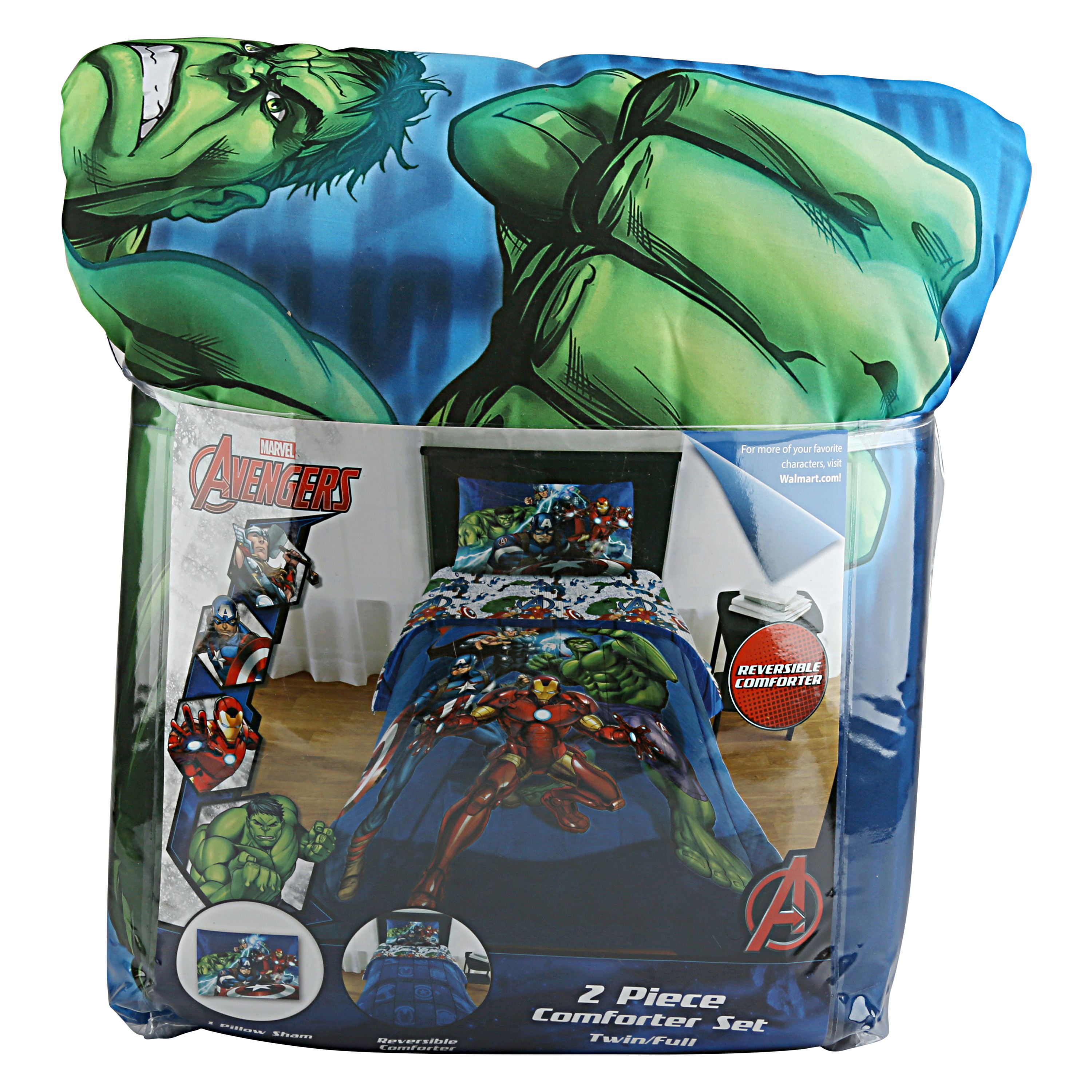 Marvel Avengers Twin or Full Two Piece Comforter Set