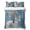 White Blue Gray, variant on Queen Quilt Set 90''x96'', Blue Grey Lightweight Summer Bedspread Coverlet Set with 2 Pillow Shams, Modern Oil Painting Art Abstract Breathable All Season Quilt Bedding for Bedroom/Guest Room