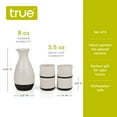 thumbnail image 4 of True Fervor Ceramic Sake Set, 3.5oz Saki Cups and 8oz Sake Bottle Carafe, 4 of 7