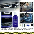 thumbnail image 2 of Car Headlight Restoration Set Fluid Repair Kit Plastic Light Polish Cleaner Kr, 2 of 4