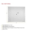 thumbnail image 6 of 8 Pack 7' x 7' White Drain Tarp - Vinyl Coated Material Ceiling Roof Leak Diverter Waterproof Tarp with Heavy Duty Grommets in Each Corner - Easy Hanging and Reusable, 6 of 17