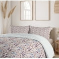 thumbnail image 6 of Ambesonne Botanical Duvet Cover Sets, Pastel Floral Composition, 2-King, Eggshell Multicolor, 6 of 7