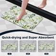 thumbnail image 4 of 1pc Green Leaf Bathroom Rug Bathroom Decor and Accessories- Durable,Anti Slip,And Quick Drying,Suitable For Indoor/outdoor Use - Perfect For Bathrooms,Bedrooms,Kitchens, 4 of 9