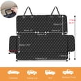 thumbnail image 2 of ANOSOSPECIAL Funda para asiento de coche para perros para asiento trasero para niños Protector de asiento de coche ISOFIX para perros Antideslizante Resistente al agua Durable Ajuste universal Funda p, 2 of 5