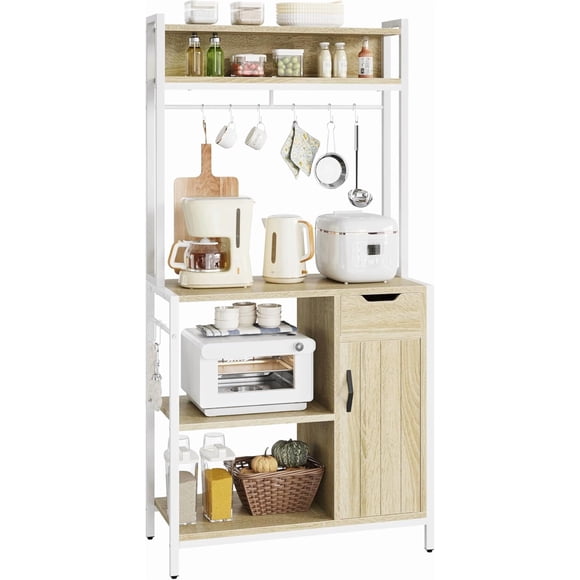 Estante de Cocina Organizado con Compartimentos Múltiples Pinmoco B-OAKL