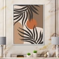 thumbnail image 2 of Designart 'Sun and Moon Shapes In Retro Terracotta Tones III' Modern Framed Canvas Wall Art Print, 2 of 5