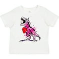 thumbnail image 3 of Inktastic Valentine's Day Graffiti T-rex with Heart Shaped Candy Box Boys or Girls Toddler T-Shirt, 3 of 5