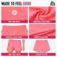 thumbnail image 4 of RBX Girls Athletic Shorts - Active Performance Mesh Jersey Gym Shorts Activewear for Outdoor Play, 4 of 7