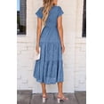 thumbnail image 2 of Vestido midi PRETTYGARDEN con estampado floral para verano 2025 para mujer, 2 of 9