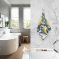 thumbnail image 2 of Yayeee 2 Pack Hand Towels for Bathroom 100% Cotton 16" x 28" Soft Absorbent Kitchen Towel, Cartoon Beige Lemon, 2 of 7