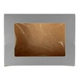 thumbnail image 6 of Cafe Vision 71 oz Gray Paper Take Out Container - Hinge Lock - 8 3/4" x 6 1/2" x 2 1/2" - 200 count box, 6 of 10