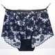 thumbnail image 2 of Gibobby Ropa Interior Elástica para Mujer Ropa interior de mujer Ropa interior de tamaño Cintura alta pequeña Calzoncillos sin de encaje para mujer(Azul marino， XL), 2 of 3