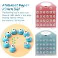 thumbnail image 2 of Alphabet Paper Punch Set,Scrapbook Paper Punch,Letter Shape Punches Craft Kids Scrapbook Set,Crafting Puncher, 2 of 8
