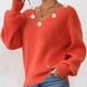 thumbnail image 5 of Neewe Women's Oversized Sweaters 2025 Long Sleeve Fuzzy Knit MXsual Chunky Pullover Sweater Fall Outfits Clothes, 5 of 8