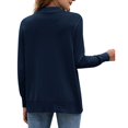 thumbnail image 4 of Women Casual Cardigan Sweater Front Open Long Sleeve Knitted Jacket with Pockets, 4 of 4