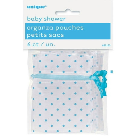 Organza Polka Dot Baby Shower Favor Bags 4 X 2 75 In Light Blue Organza Polka Dot Baby Shower Favor Bags 4 X 2 75 In Light Blue