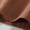 thumbnail image 5 of symoid Workout T-shirts for Men Big and Tall- V-Neck Value Big and Tall Cotton Linen Casual Brown Men's Tee Shirts Size S, 5 of 9