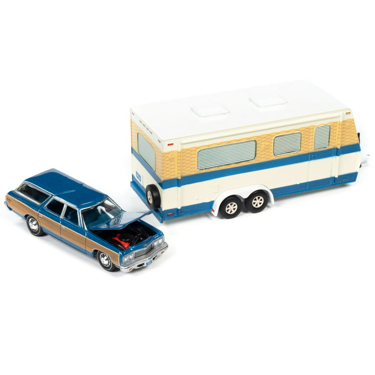 Johnny Lightning 1973 Chevy Caprice Wagon w/Mastercraft Boat and Trailer,  JLSP204A, Floor Puzzles -  Canada