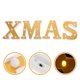 thumbnail image 2 of Letrero luminoso con letras LED de 4 piezas para decorar fiestas navideñas en el hogar., 2 of 5