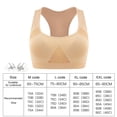 thumbnail image 3 of Deportes Buenos Sujetador transpirable para mujer, ahuecado, sin hebilla, traje diario informal de malla 3D a prueba de golpes, 3 of 7
