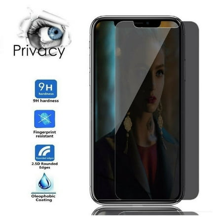 [2-Pack] Privacy Tempered Glass Screen Protector (Anti-Scratch, Anti-Fingerprint, Bubble Free) For Apple iPhone 13 Pro Max