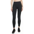 thumbnail image 2 of Danskin Women's Satin Stitch High Rise 7/8 Leggings - Black Salt - Small, 2 of 4