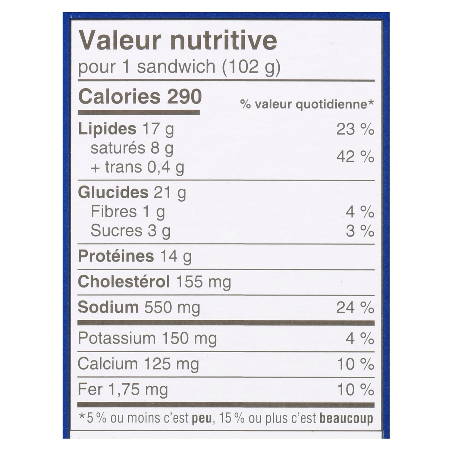 Sandwichs déjeuner Croissant au bacon et à l'œuf, 2 par paquet Schneiders 204 g