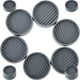 thumbnail image 4 of 12 pcs muebles de muebles tazas de ruedas de rueda tazas de remolino de pierna muebles rodantes tapones de las ruedas, 4 of 6