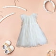 thumbnail image 6 of Baby Girl Tulle Dress A-Line White Dresses for Girls Sleeveless Princess Butterfly Wings for Girls Girls Tulle Dress Children'S Day Dresses for Girls 2T, 6 of 8