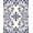 Blue, Pattern 1, variant on ODIKA 6x9 Machine Washable Non-Slip Area Rug, Enchanted Garden Floral Botanical Scroll Vine Impression High Traffic Rug, Blue, 442970