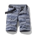 thumbnail image 2 of SOOMLON Men's Golf Dress Shorts Casual Lightweight Quick Dry Y2k Shorts Plus Size Cargo Shorts Pockets Summer Beach Shorts Gray XXXL, 2 of 3