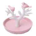 thumbnail image 3 of EHJRE Ceramic Tree Jewelry Holder Earring Bracelet Necklace Organizer Stand Pink, 3 of 7