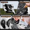 thumbnail image 4 of Halloween Tablecloth 60x104Inch Spooky Ghost Spider Web Black Table Covers Washable for Indoor Outdoor Dining Home Party Holiday Decorations, 4 of 6