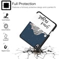 thumbnail image 4 of iPad Mini 6 Case with Pencil Holder, Allytech Folio PU Leather Anti-Scratch Viewing & Typing Stand Hard PC Shell with Soft Screen Protector Trifold Case for Apple iPad Mini 6 8.3" 2021, Sleepy Cat, 4 of 6