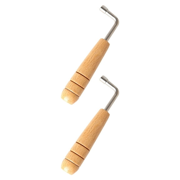2Pcs Lyre Harp Tuning Wrench High Efficient Tone Accessory