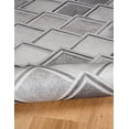 thumbnail image 5 of Linon Laredo Fortin Woven Polyester 6'7"x9'7" Rug in Gray, 5 of 5