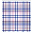 thumbnail image 3 of Ambesonne Checkered Shower Curtain, Country Style Soft, 69"Wx70"L, Violet Blue White Pink, 3 of 3