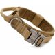 thumbnail image 1 of Collar táctico para perro con asa de control, collar ajustable militar de nailon, hebilla de metal, acolchado para perros medianos (L) -Versailles, 1 of 5