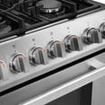 thumbnail image 4 of 30 in. Nebula Collection 5.0 cu. ft. 5 burner Gas Range in Stainless Steel, 4 of 16