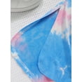 thumbnail image 7 of Mikrdoo Girls' Tie-Dye Midi Dress Summer Casual Short Sleeve Crew Neck Slim Sundress 6-12 Years, 7 of 7