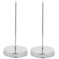 thumbnail image 4 of Minkissy 2 Pcs Support de Reçus de Restaurant Barre de Rangement pour Mémos en Fer Argenté Réception, 4 of 8