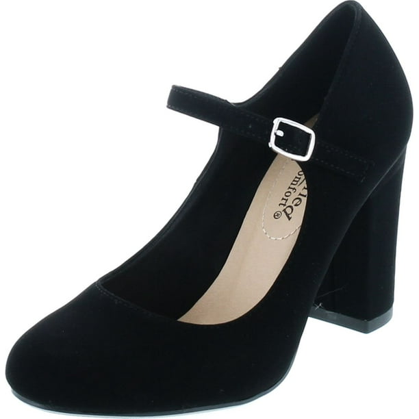 closed in block heels