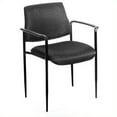 thumbnail image 2 of Boss Office Chaise d'Invité Empilable en Tissu à Dos Carré Bleu, 2 of 5