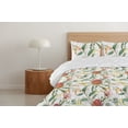 thumbnail image 4 of Ambesonne Floral Down Alternative Quilt Comforter, Australian Banksia Botanical, King, Laurel Green Multicolor, 4 of 5